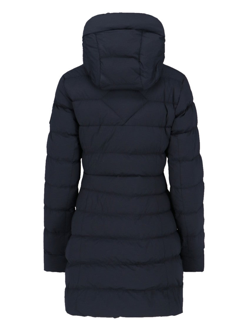 Canada Goose Black Clair Quilted Aira Fabric Coat