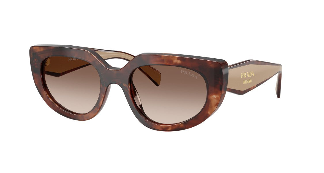 Prada 0Pr D02s Oversized Cat-Eye Sunglasses