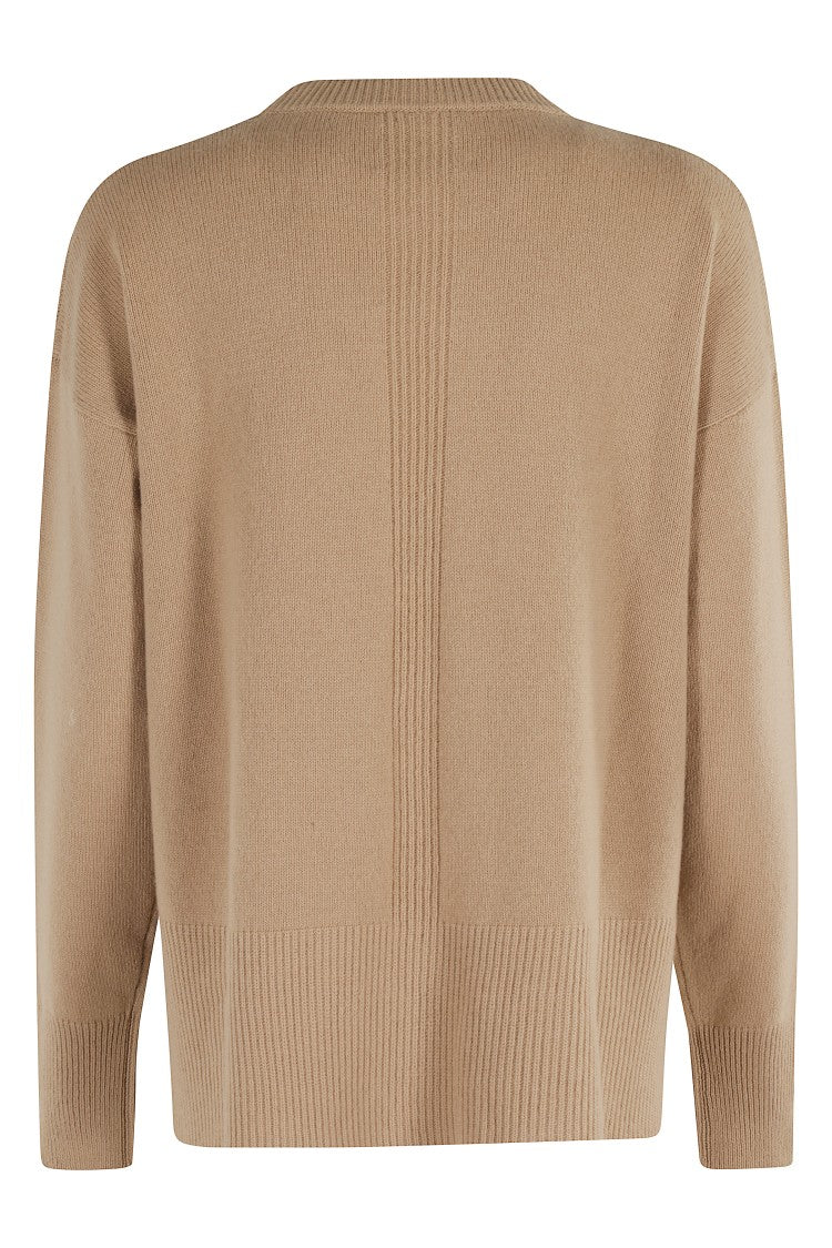 Roberto Collina Crew Neck Sweater With Side Slitscollina