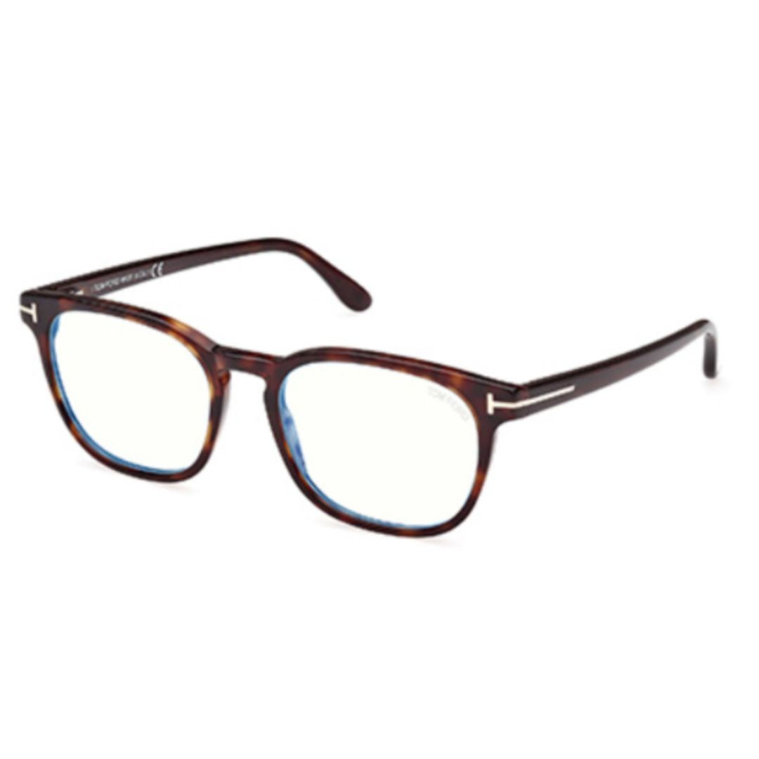 Tom Ford Ft5868-B Rectangular Tortoiseshell Eyeglasses