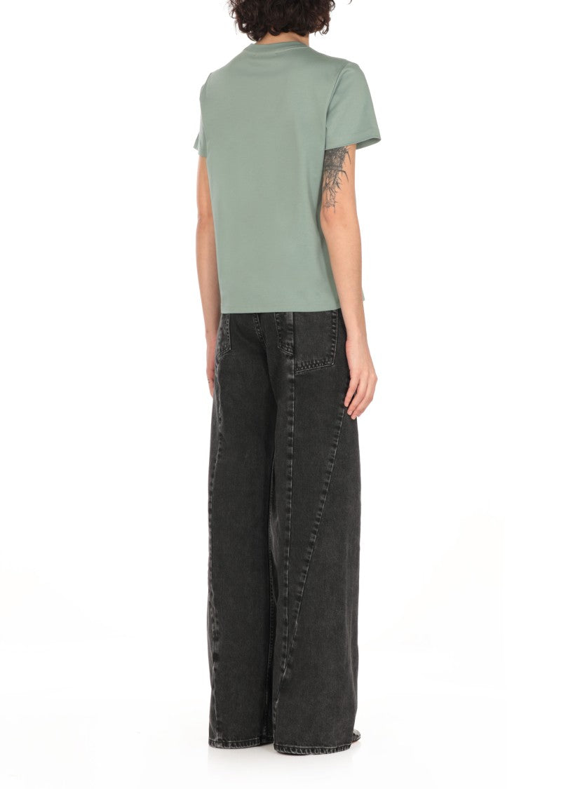 Lanvin Green Cotton T-Shirts