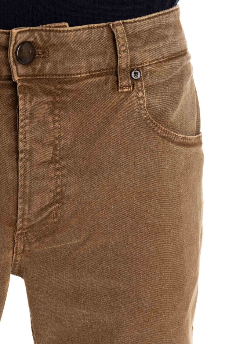 Pt Denim 5-Pocket Color Tapered Fit Trousers