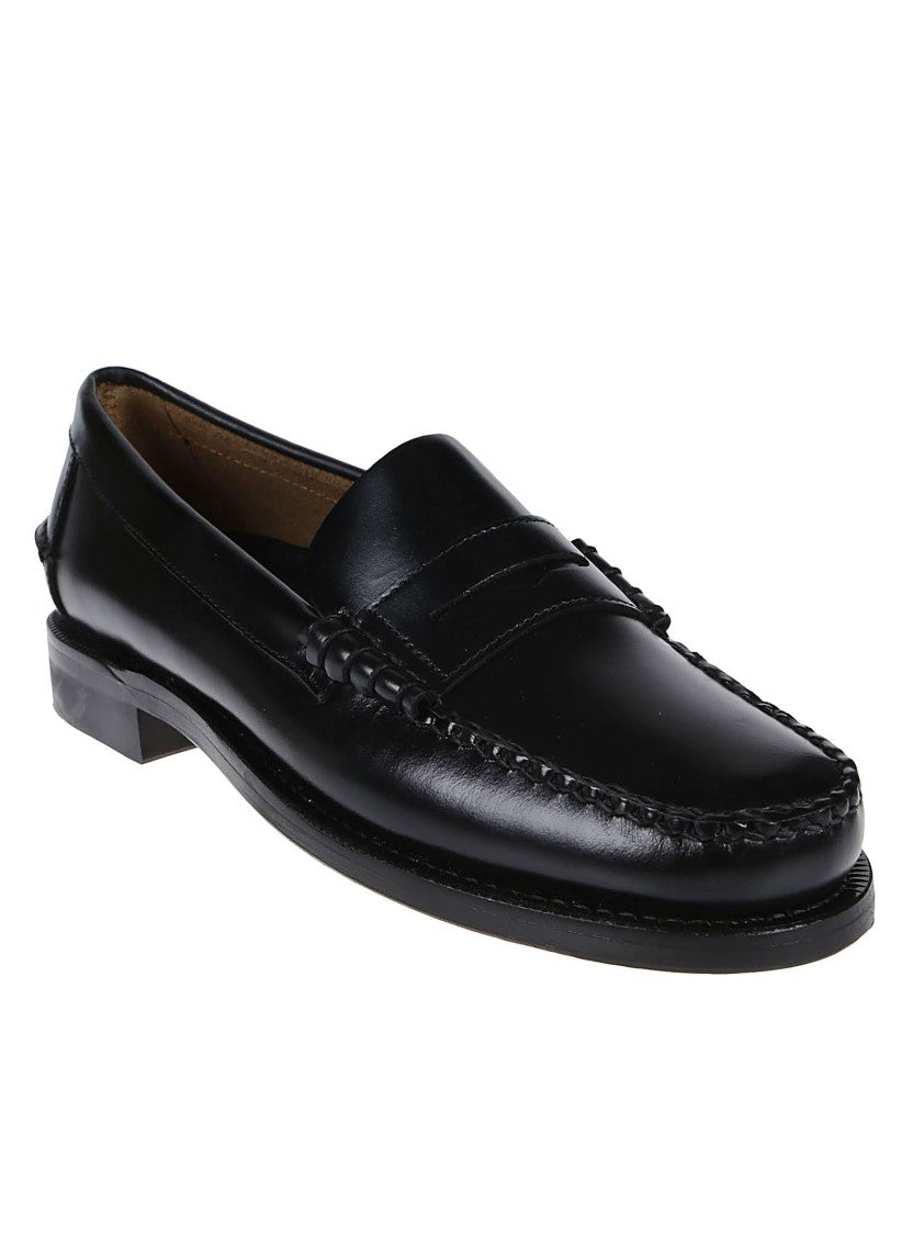 Sebago Classic Dan Black Leather Loafers