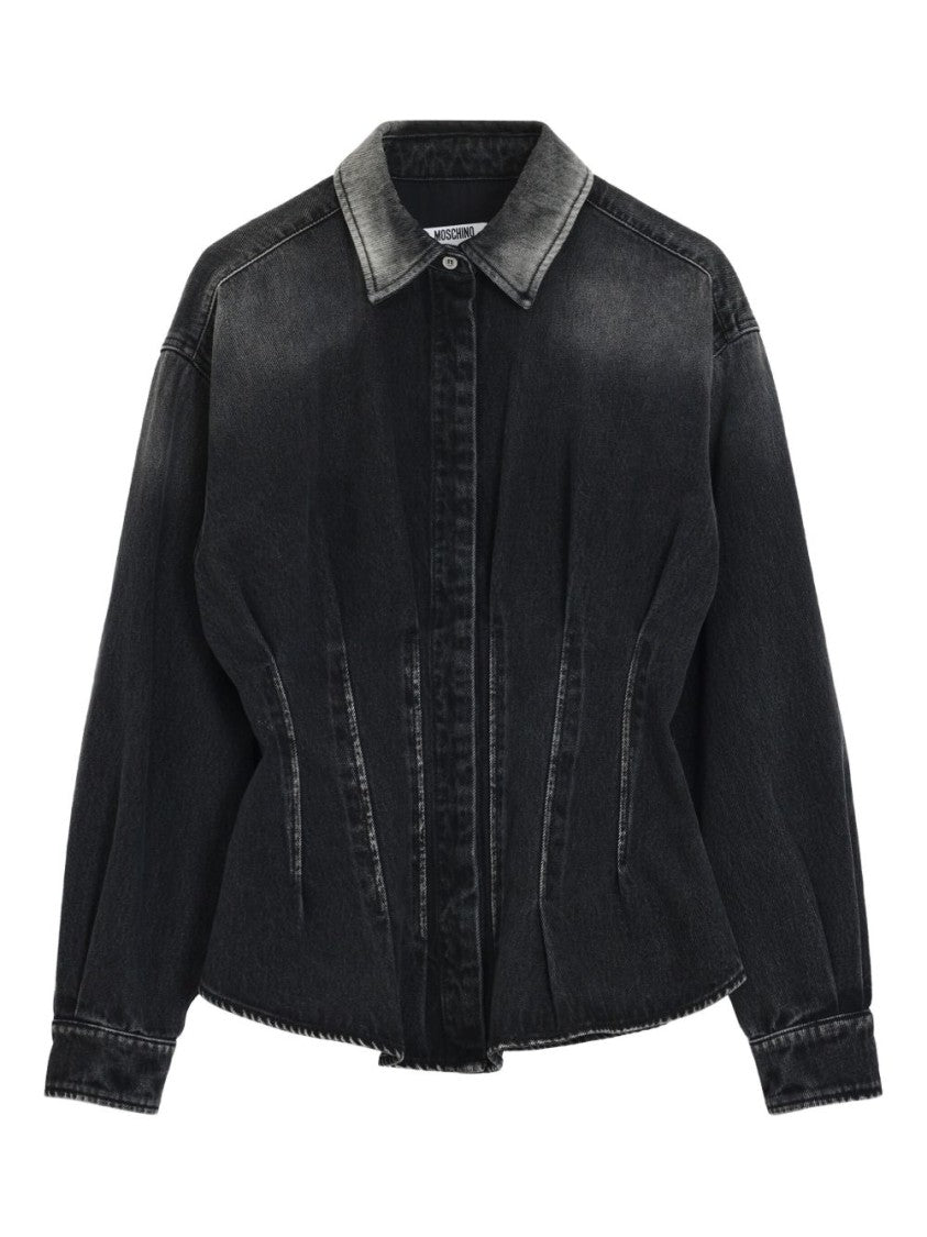 Moschino Concealed Fastening Black Top