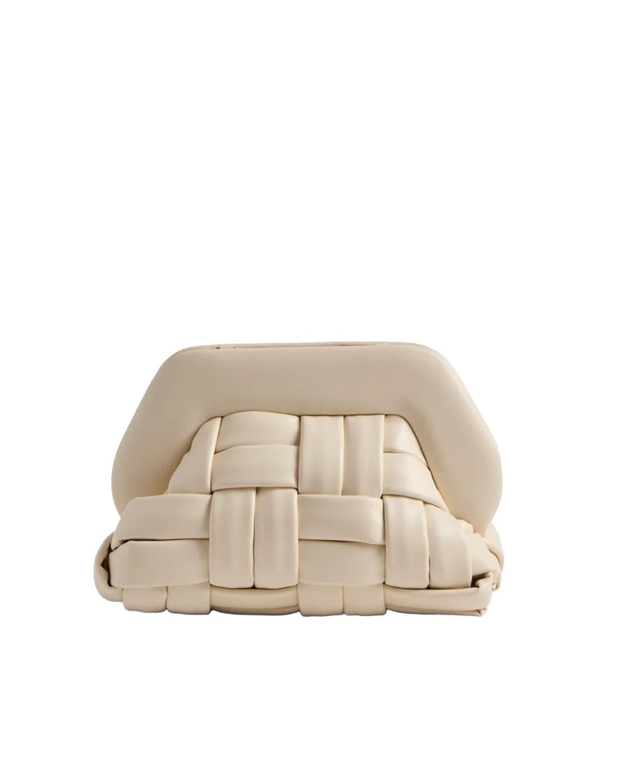 Themoirè Tia Weaved Shell Handbag