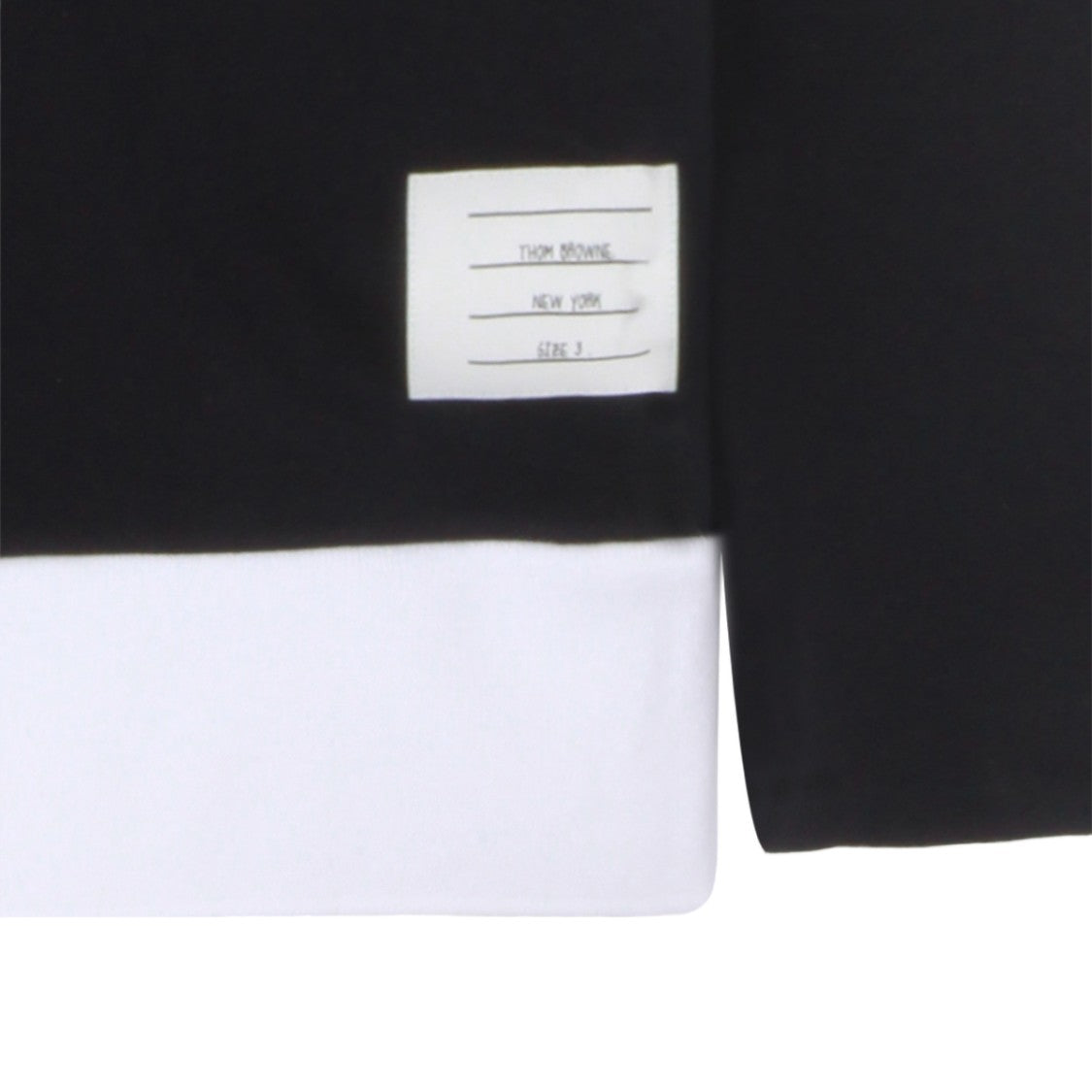 Thom Browne Black Zip-Up Hoodie With Contrast Detailing