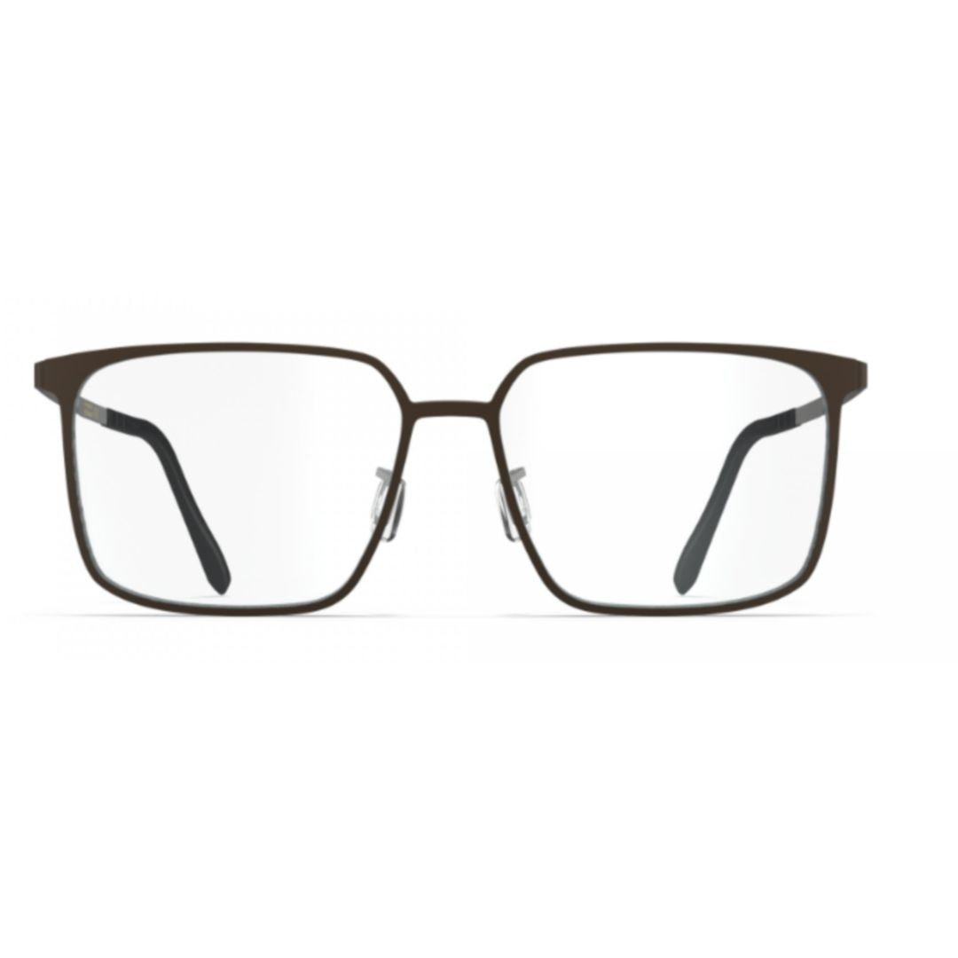 Blackfin Bf1083 Cobalt Rectangular Beta-Titanium Eyeglasses With Adjustable Nose Pads