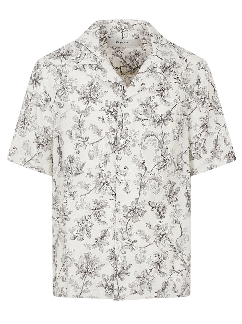 Golden Goose Short-Sleeved Bowling Collar Shirt