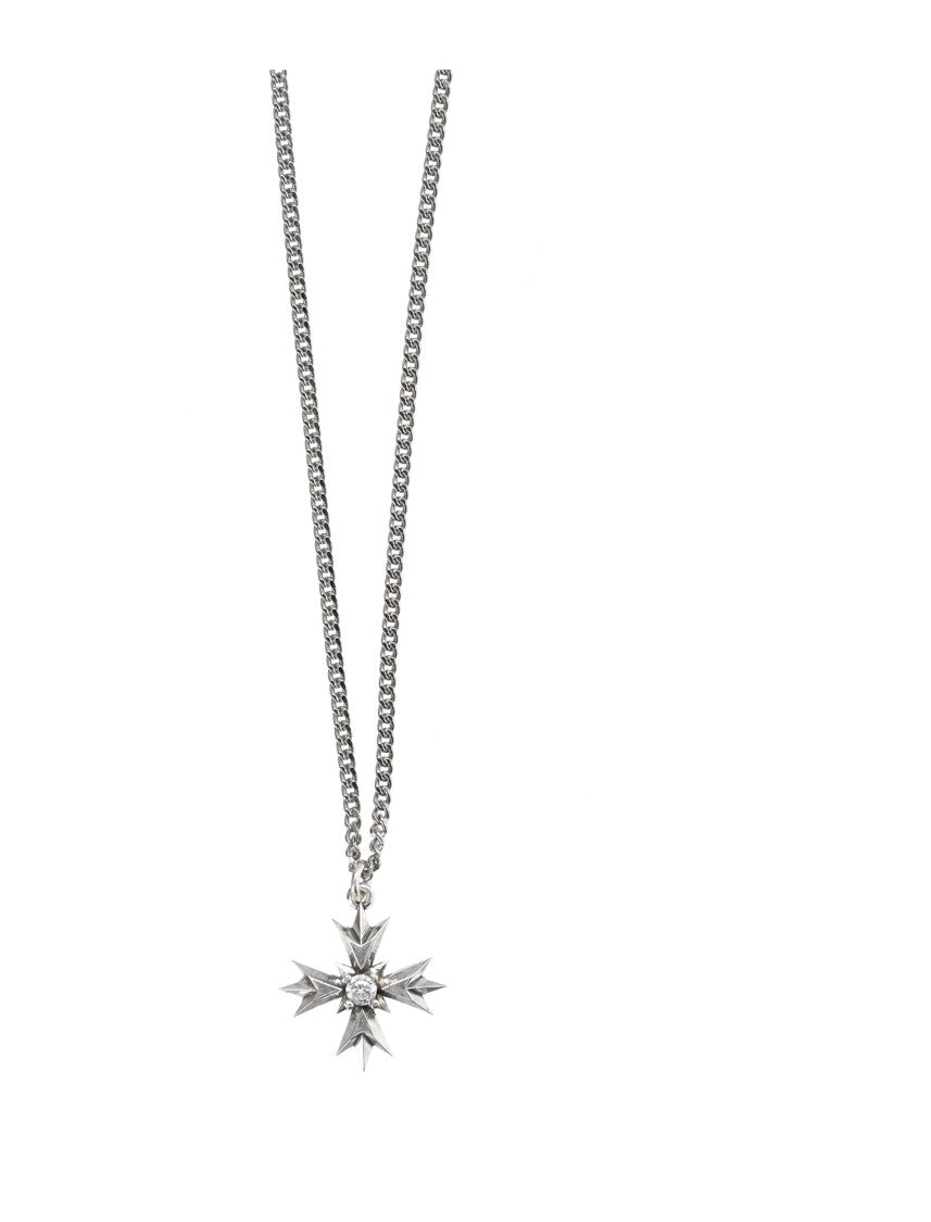 Emanuele Bicocchi New Mini Crest And Zircone Necklace