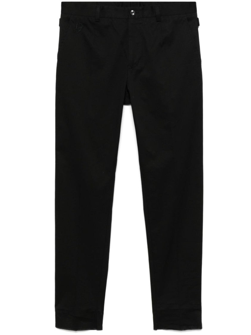 Dolce & Gabbana Tailored Black Trousers With Classic Straight Leg Design