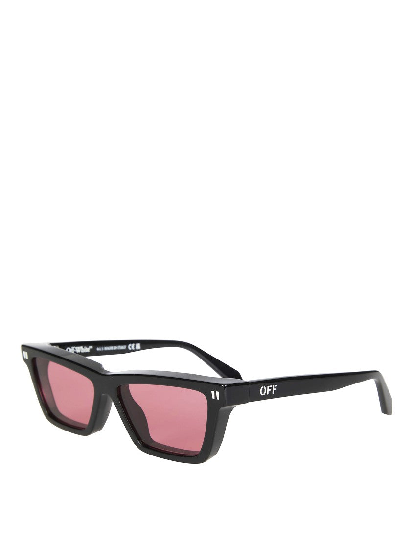 Off-White Black Cambridge Acrylic Angular Sunglasses