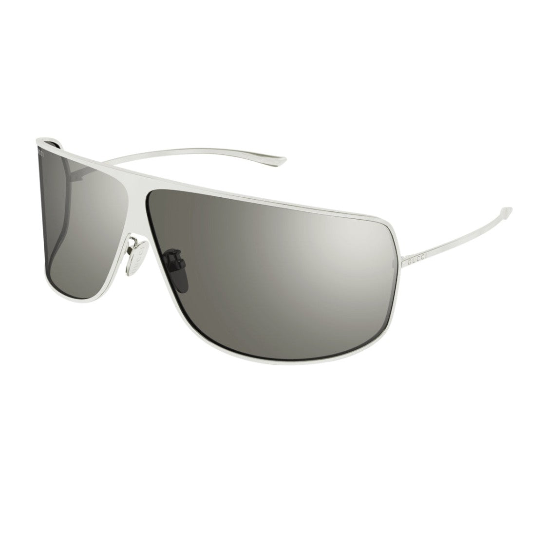 Gucci Silver Gg2276s Linea Institutional Logo Metal Sunglasses