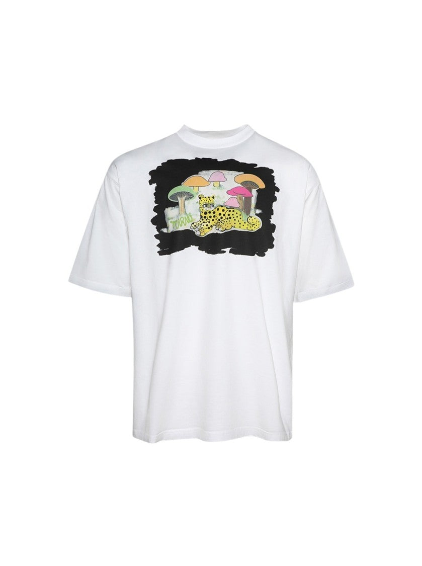 Marni Relaxed-Fit Printed T-Shirt