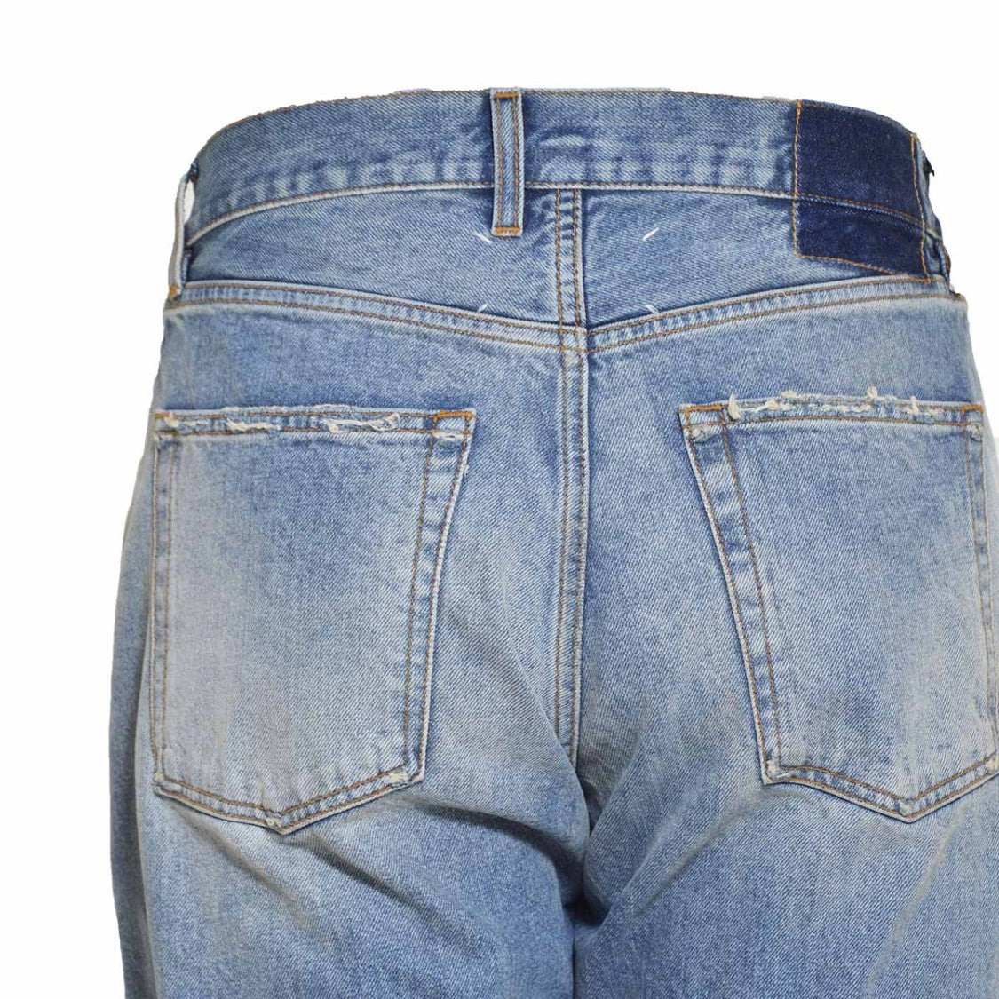 Maison Margiela Full Length 5 Pocket Straight Denim Jeans