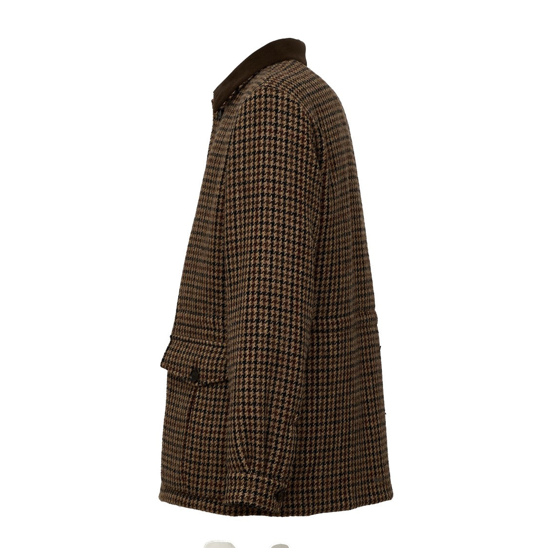 Caruso Dalila Houndstooth Patterned Padded Jacket