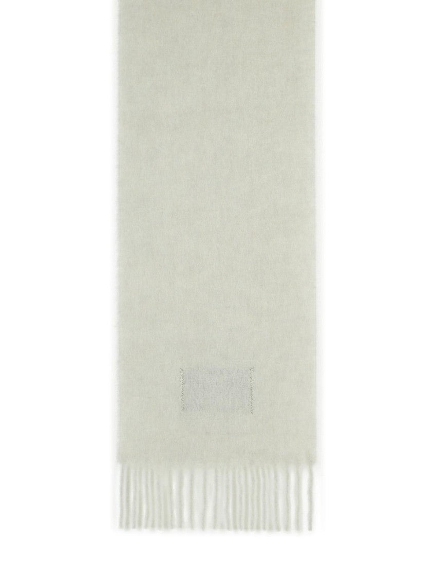 Marni Light Grey Alpaca Blend Scarf
