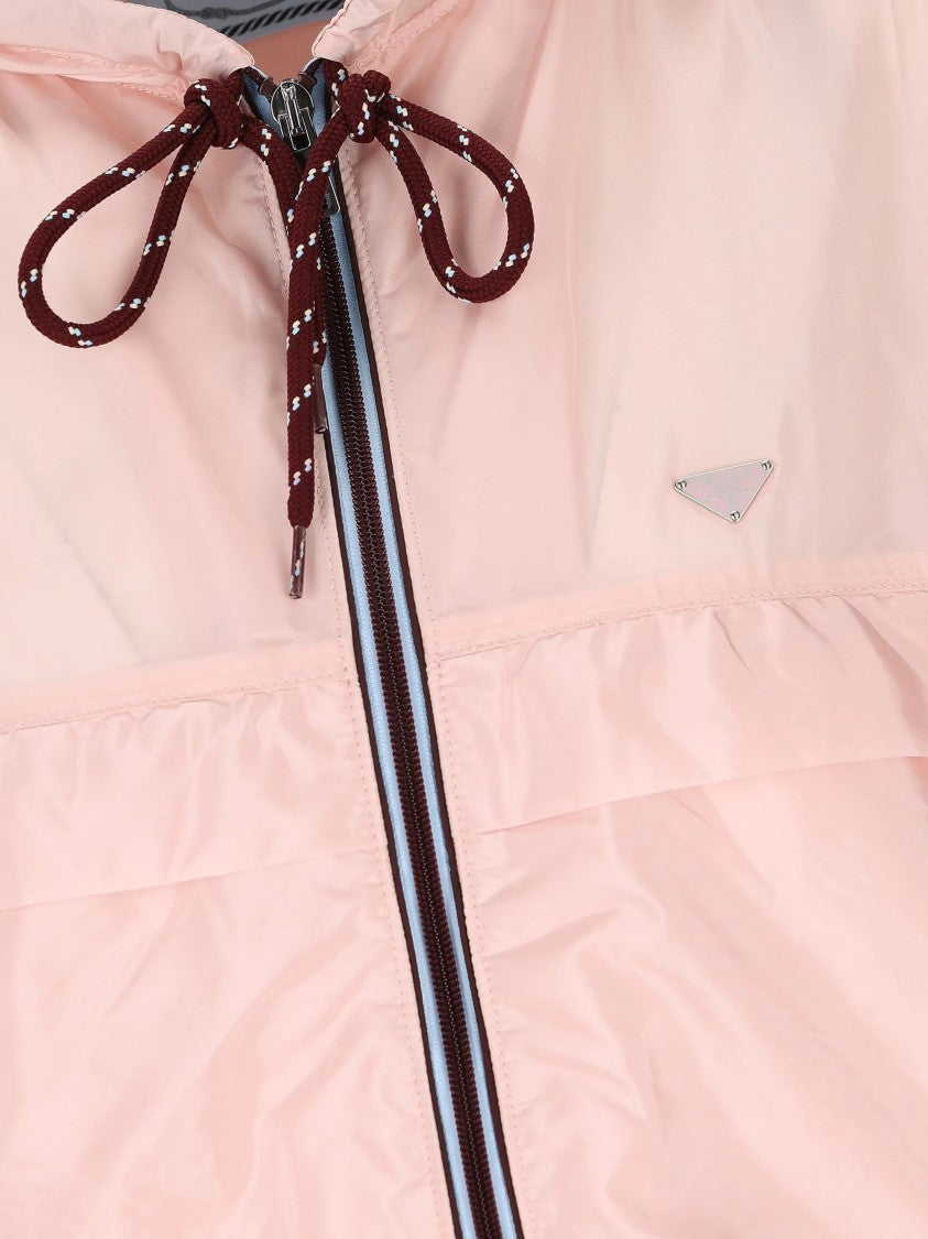 Prada Pale Pink Re-Nylon Piuma Jacket