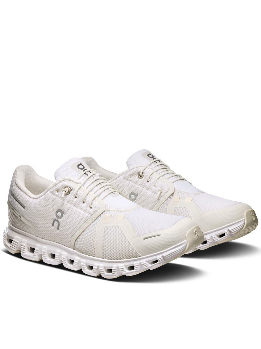 On White Cloud 6 Breathable Mesh Running Sneakers