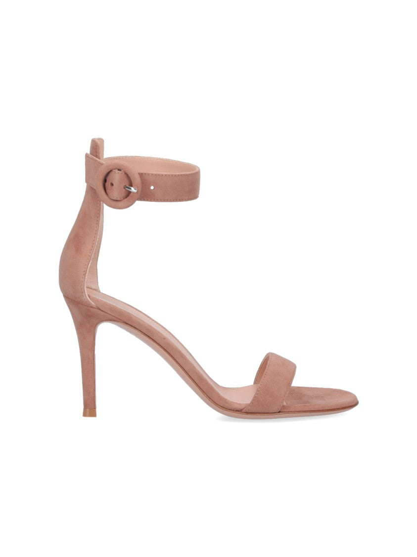 Gianvito Rossi "Portofino 85" Sandals – Pink