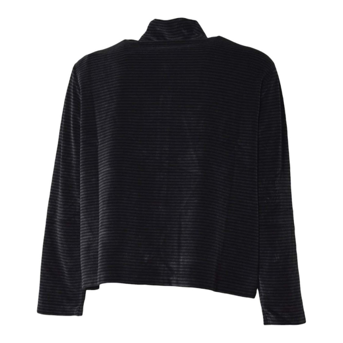 Our Legacy Relaxed Fit Black Sweater With High Collar And Front Zipper