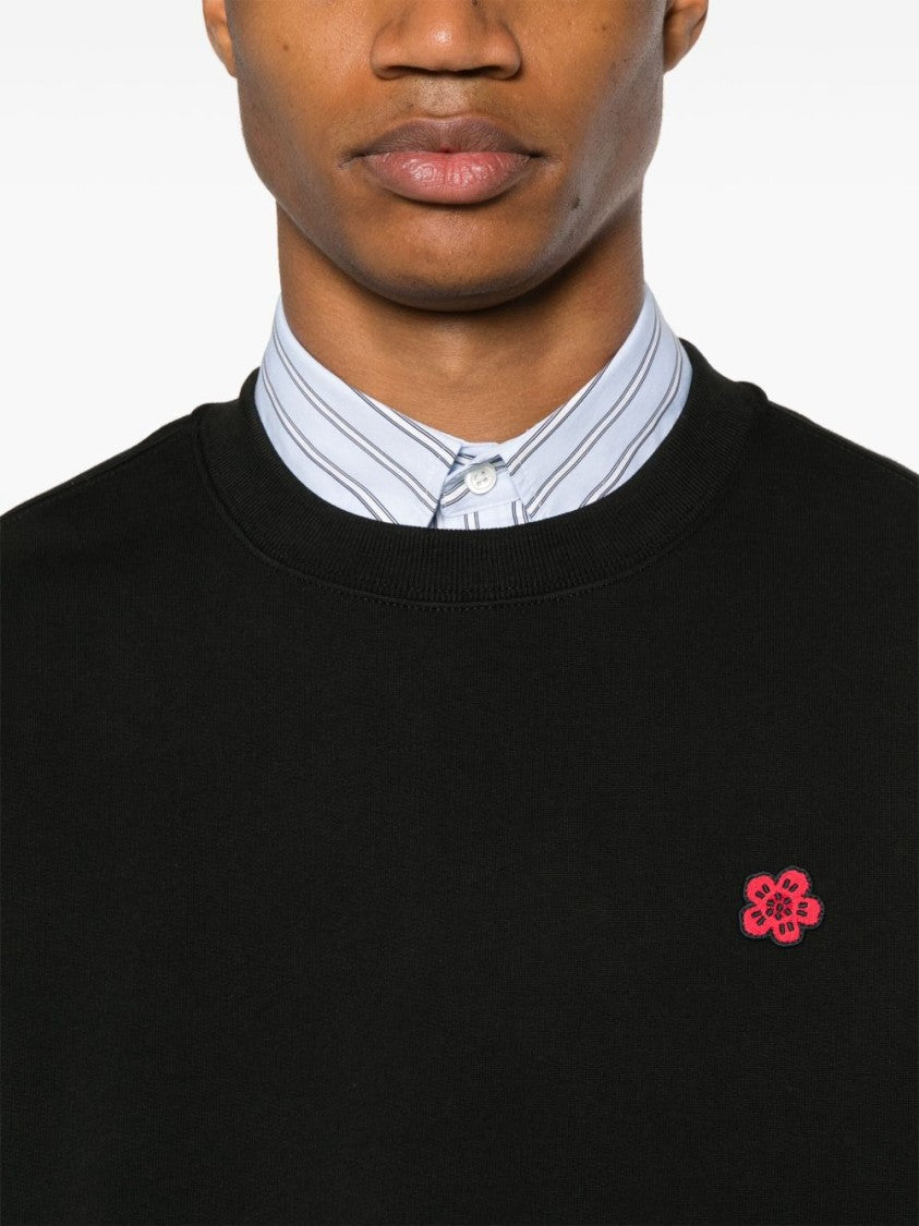 Kenzo Black Cotton Jersey Sweatshirt