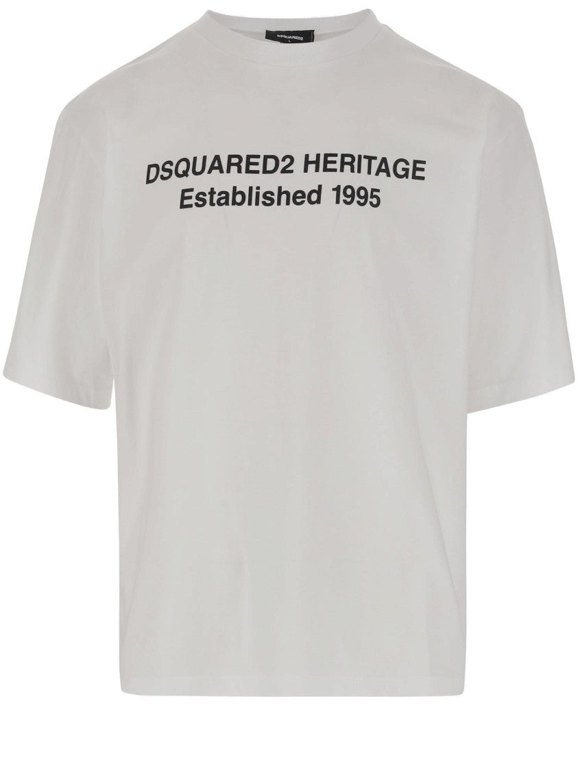 Dsquared2 Contrast Logo Cotton T-Shirt