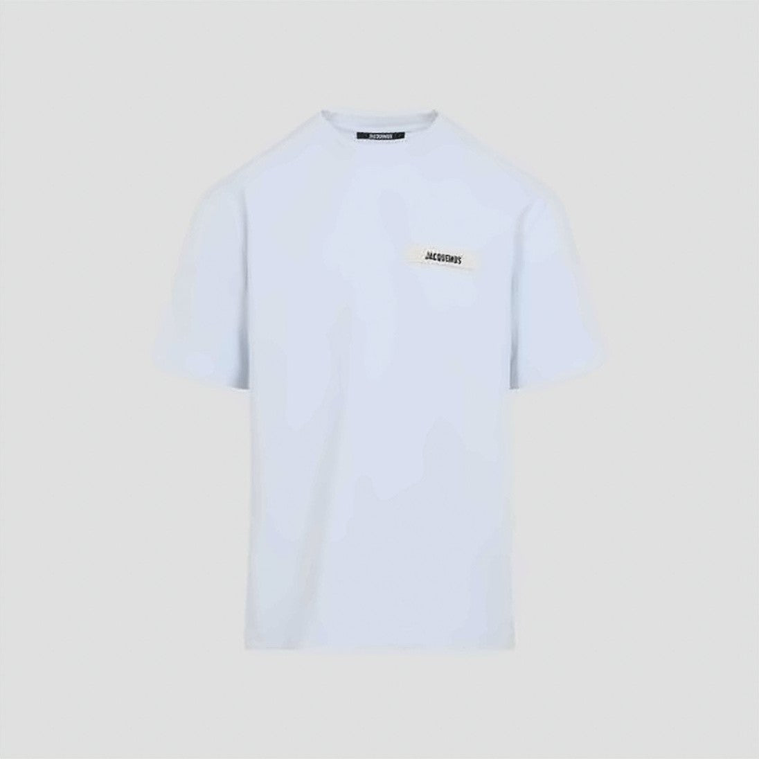 Jacquemus White Cotton T-Shirt With Logo Patch