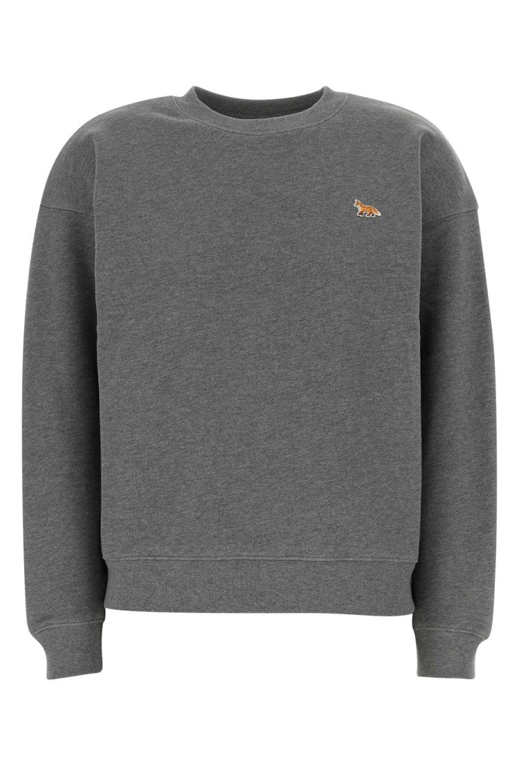 Maison Kitsuné Dark Grey Cotton Sweatshirt