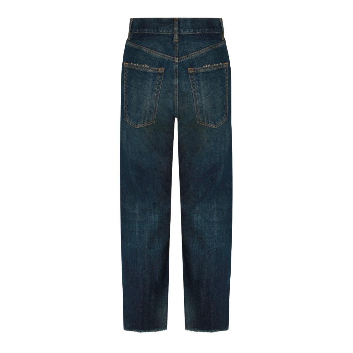 Maison Margiela Straight-Leg Jeans With Distressed Details