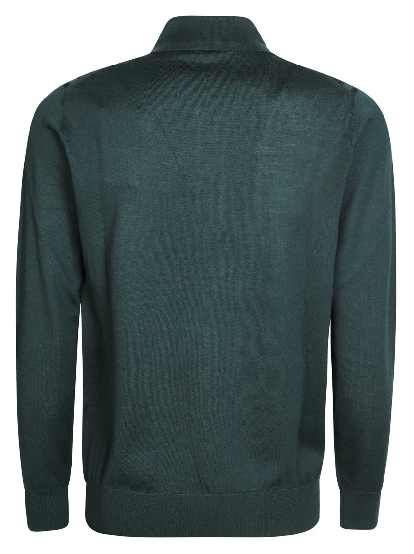 Paolo Pecora Long-Sleeve Polo Cardigan