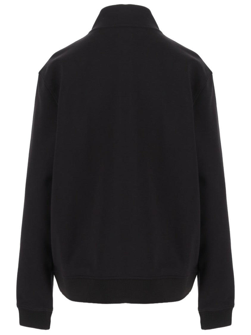 Emporio Armani Black Logo Modal Jersey Sweatshirt