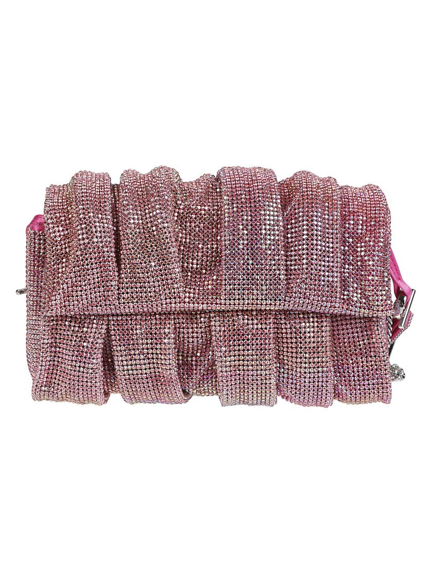 Benedetta Bruzziches Iris Bag Textured Aluminium Mesh Shoulder Bag