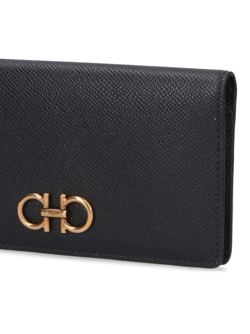 Ferragamo "Gancini" Wallet – Black