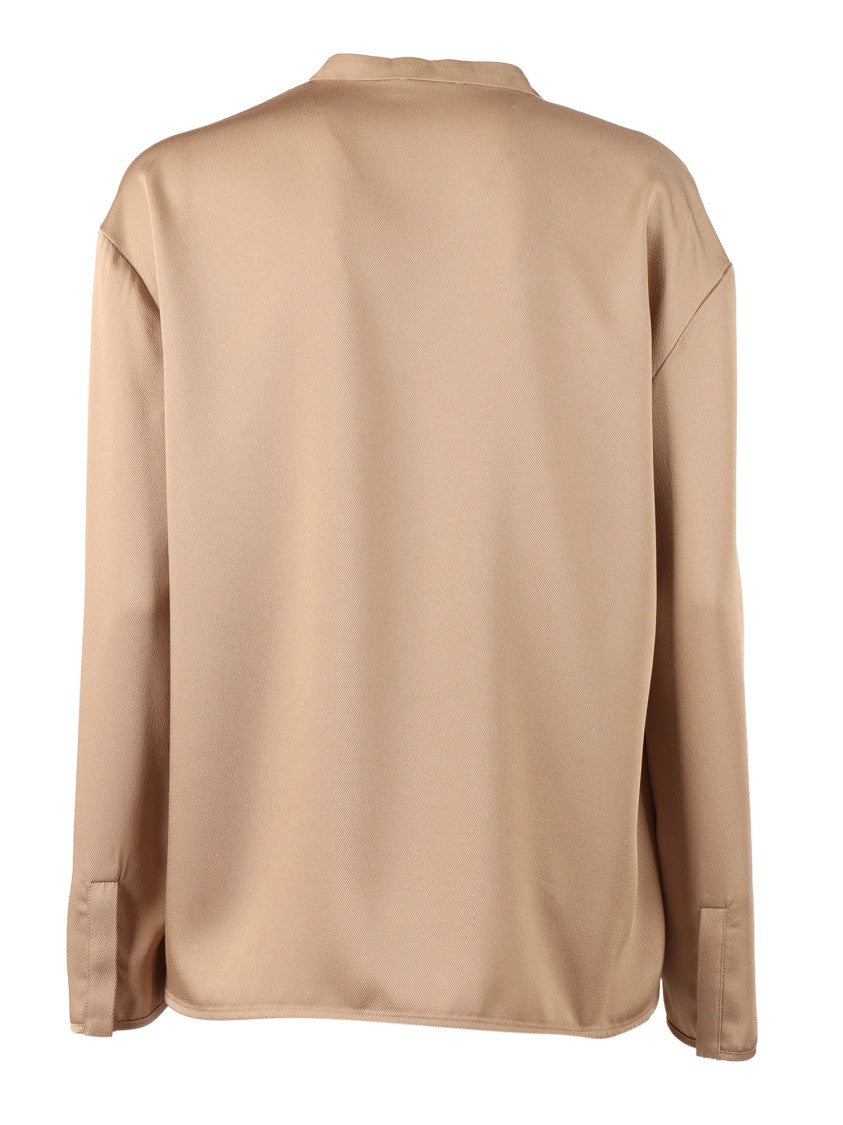 Emporio Armani Silky Band Collar Shirt