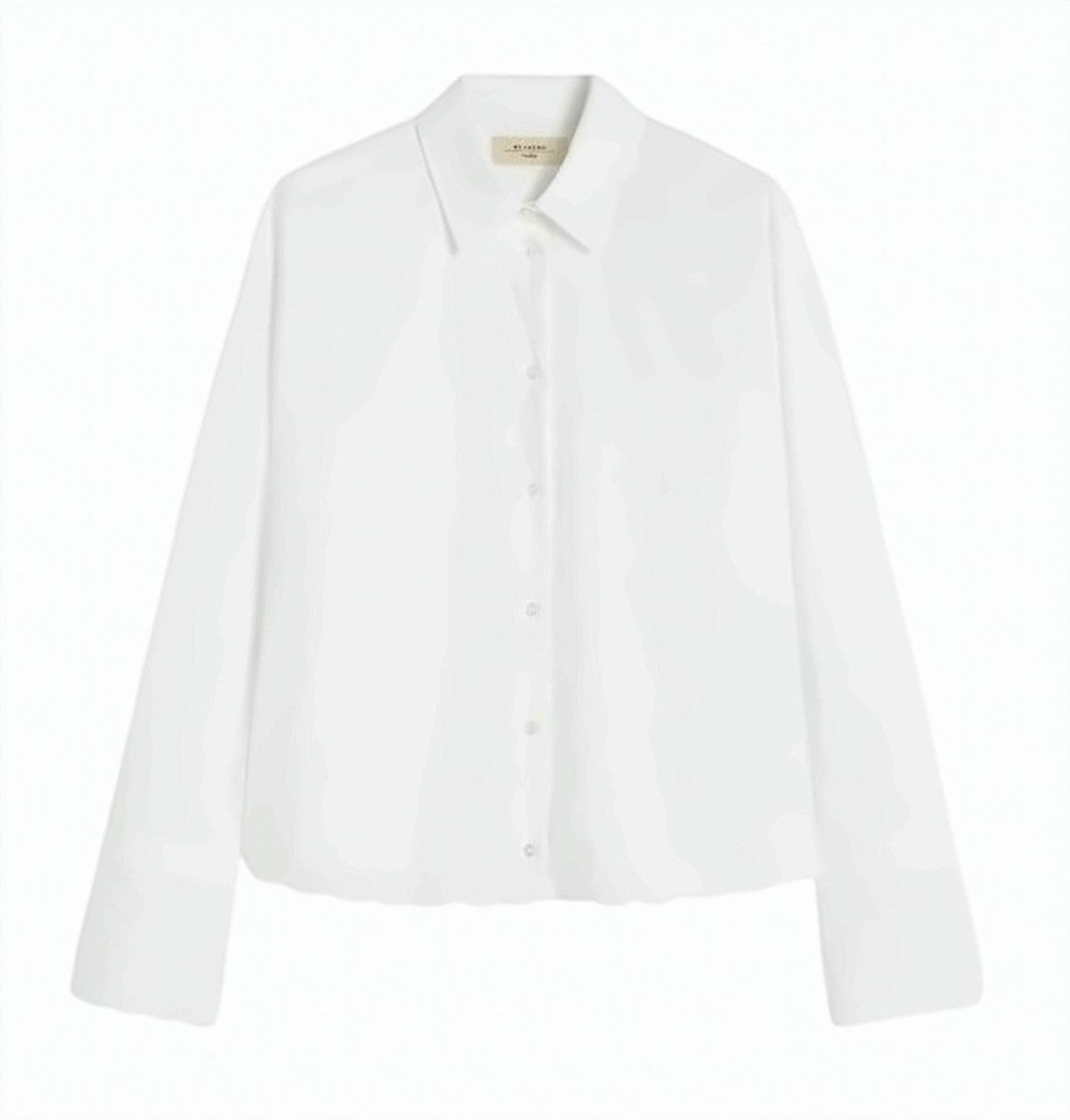Weekend Cotton Poplin Lace Shirt