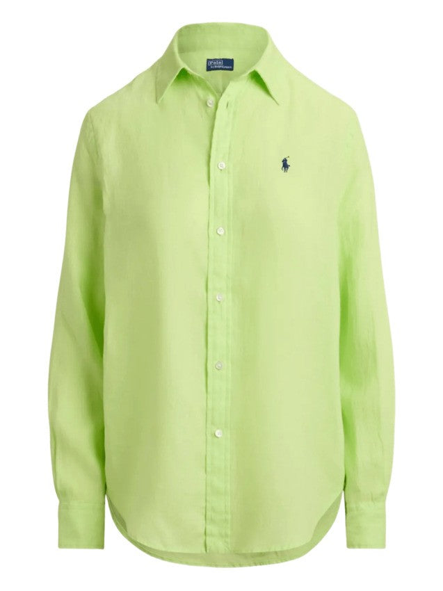 Polo Ralph Lauren Electric Lime Linen Shirt