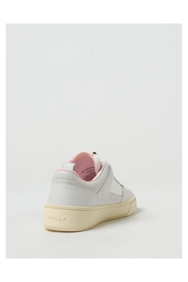 Bally White Nappa Leather Low-Top Sneakers