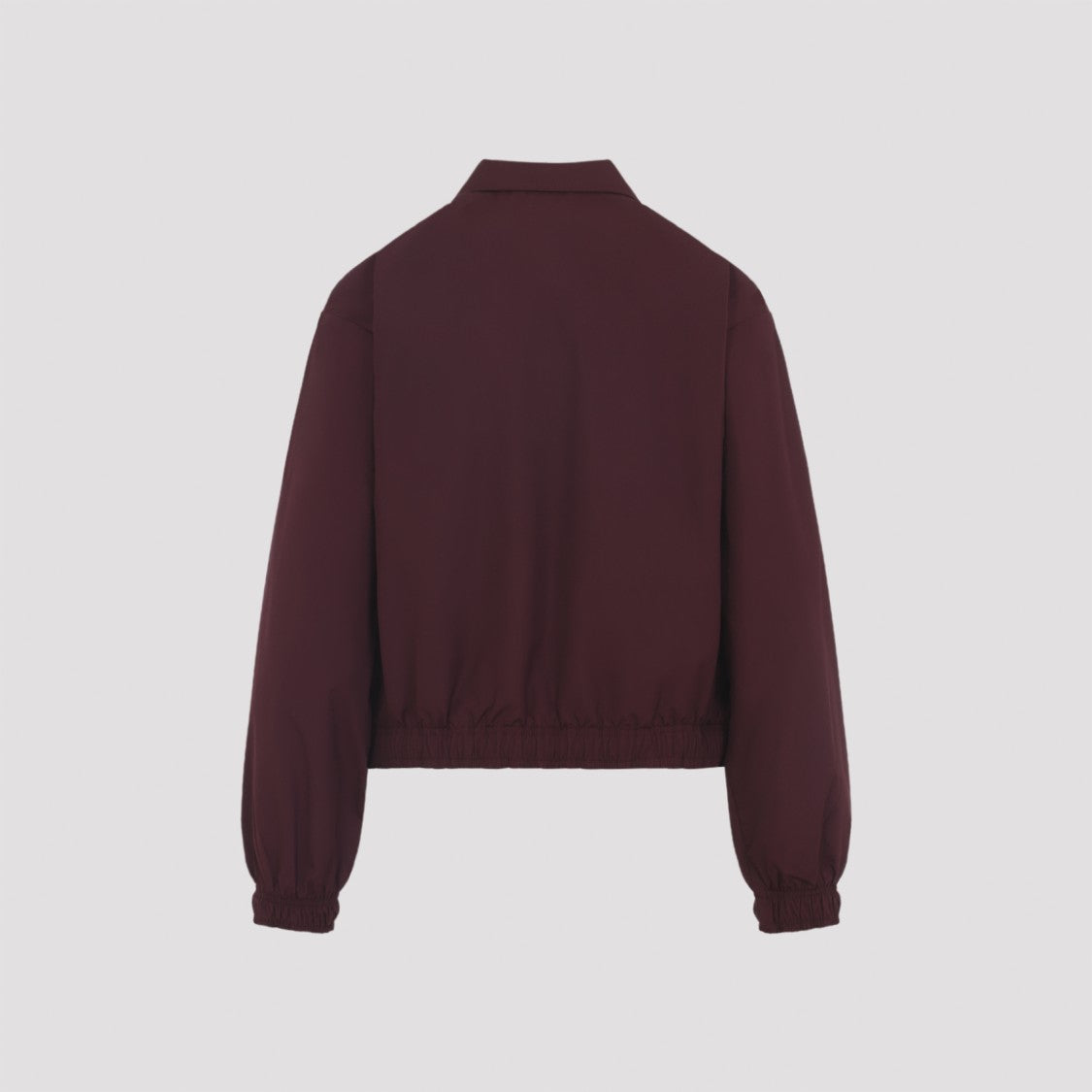 Prada Burgundy Zip-Front Jacket