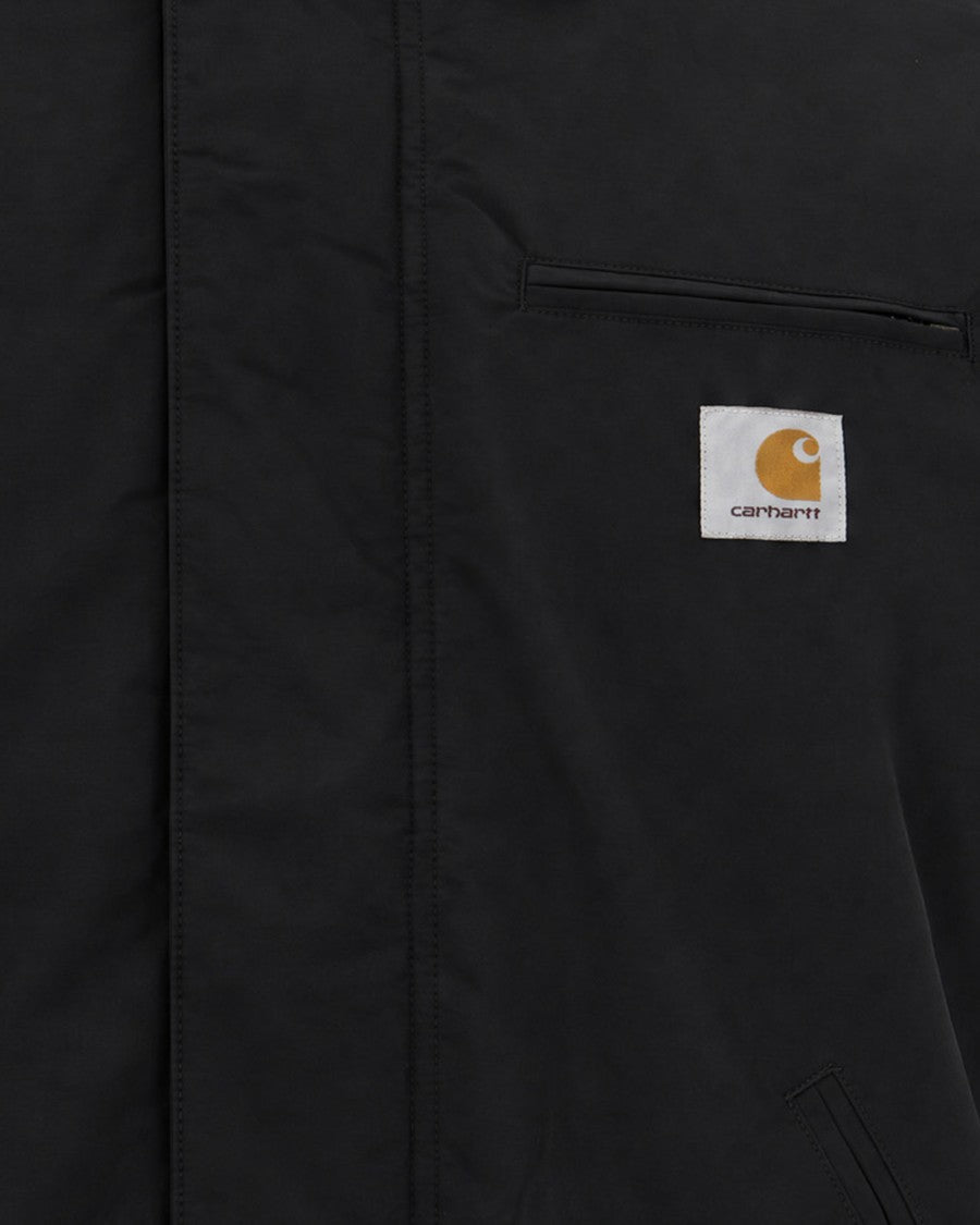 Carhartt Wip Black Stanwood Water-Repellent Padded Nylon Jacket