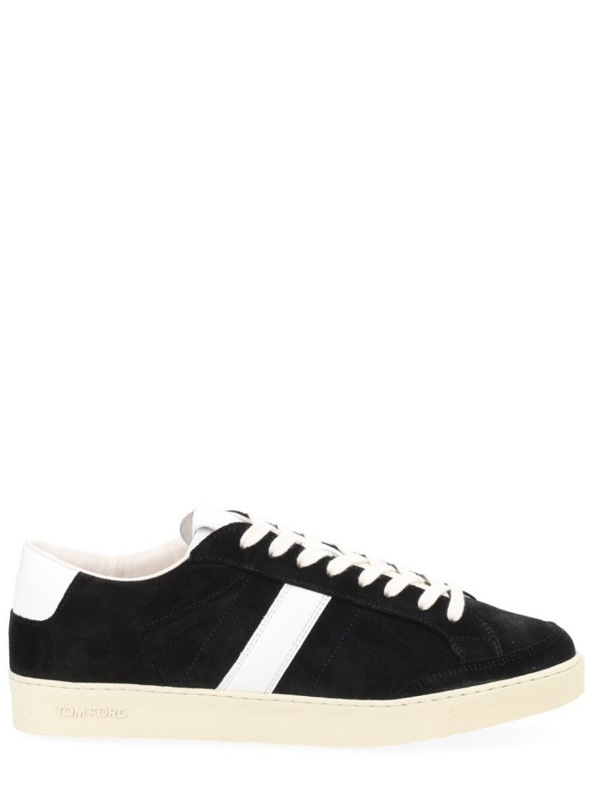 Tom Ford Sneaker With Logo Leather Sneakers