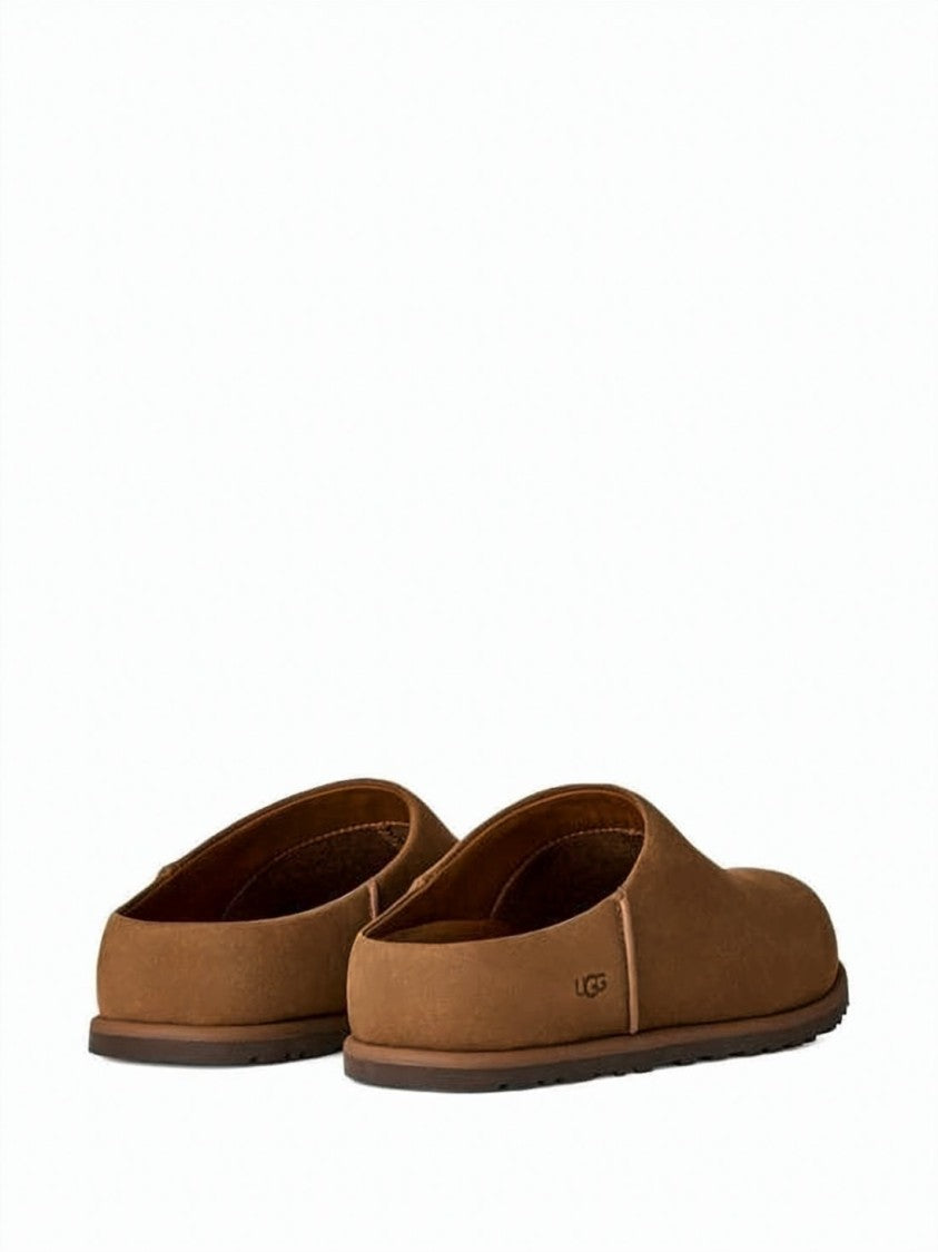 Ugg Nubuck And Leather Slip-On Clog From Ugg