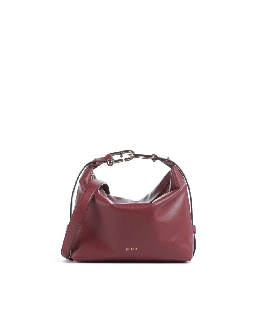 Furla Tonie Mini Hobo Bag Ruby