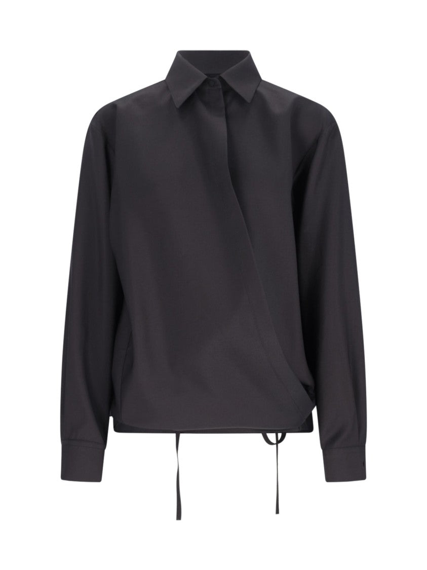 Valentino Drawstring Shirt – Black