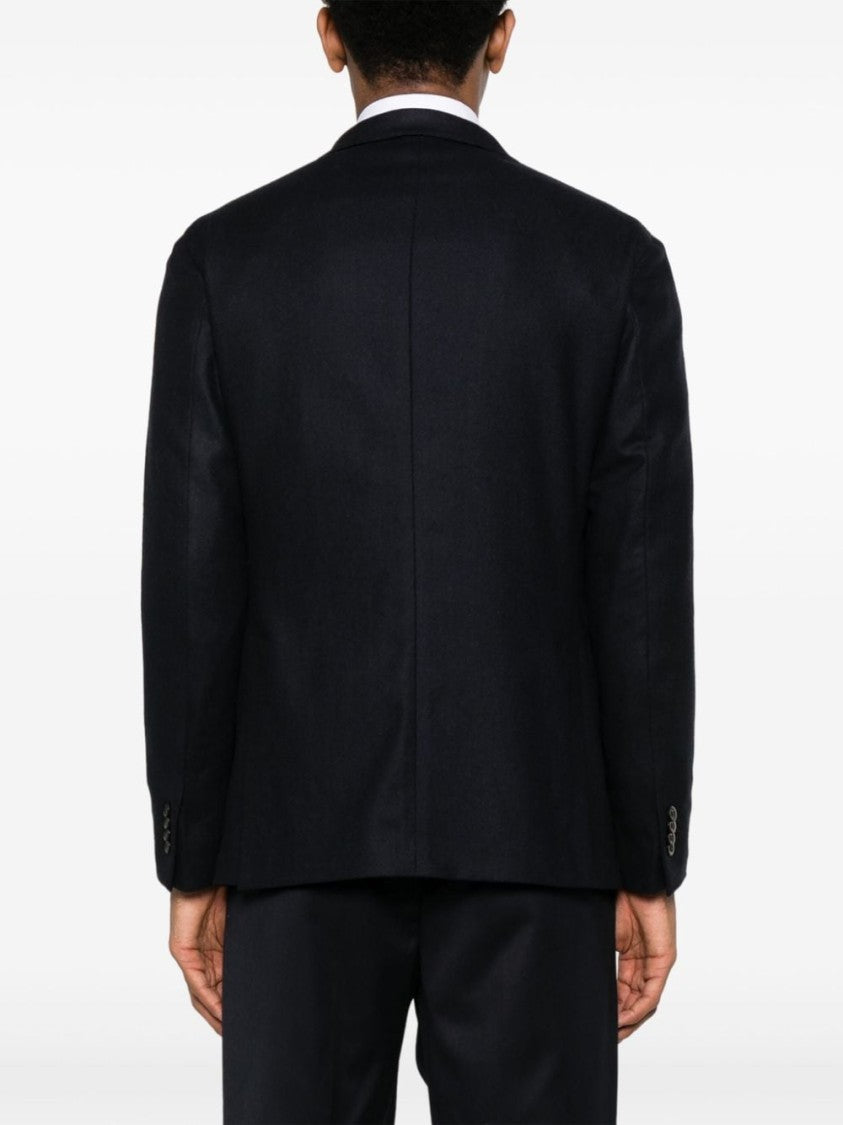 Boglioli Midnight Blue Double-Breasted Jacket