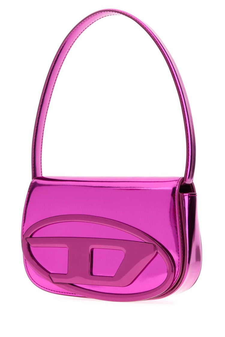 Diesel Fuchsia Leather 1Dr Shoulder Bag