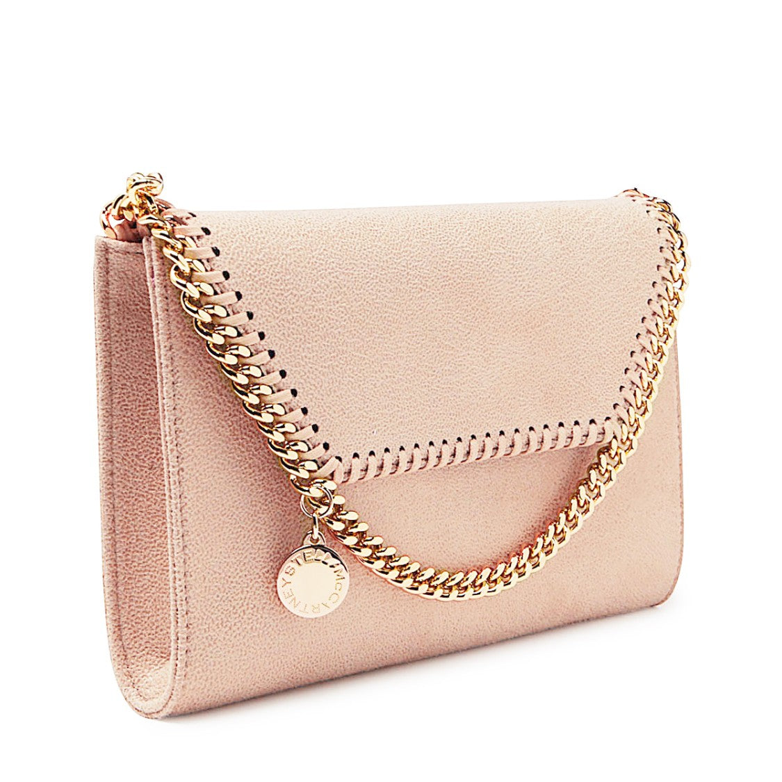 Stella Mccartney Cream Faux Leather Mini Falabella Crossbody Bag