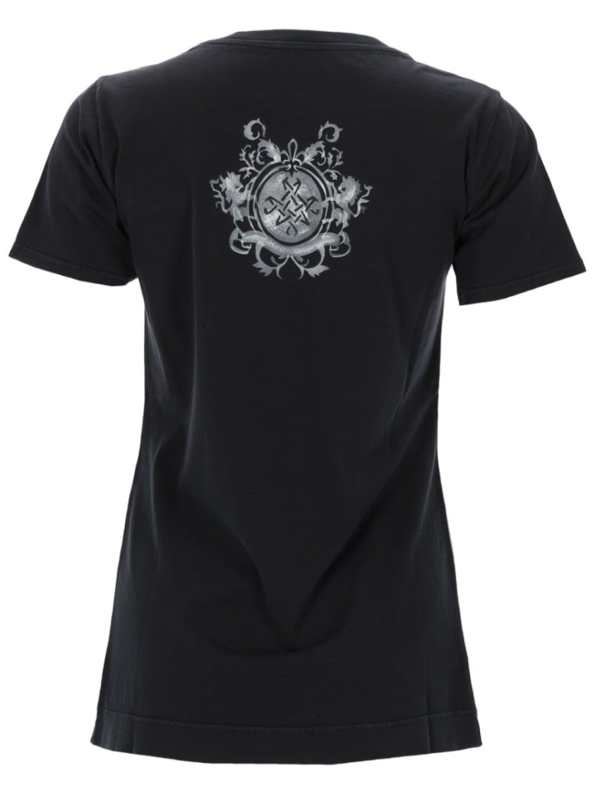 Mr & Mrs Italy Relaxed Fit T-Shirt With Urban Graphic And Emblem