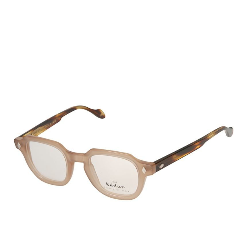 Kador Turbot Rectangular Frame Eyeglasses With Tortoiseshell Temples