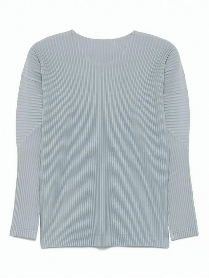 Homme Plissé Issey Miyake Pleated Long-Sleeved Top With Minimalist Design