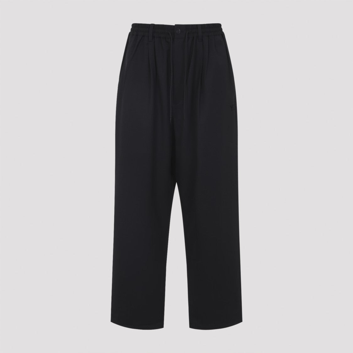 Y-3 Wide-Leg Wool-Blend Trousers With Tonal Detailing